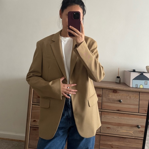 🐦‍🔥 Arket 🐦‍🔥Tan Blazer - Picture 11 of 16